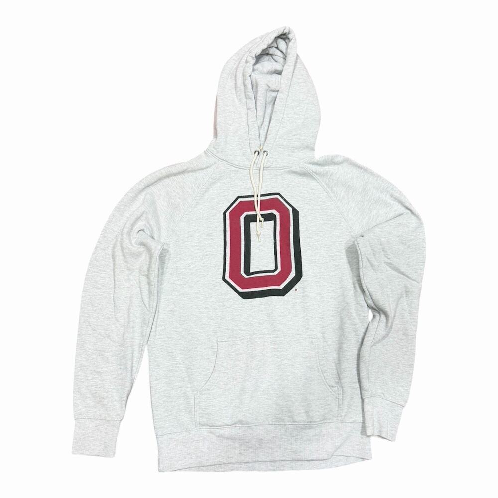 Homage Ohio State Buckeyes Block Ohio Hoodie Hooded Sweatshirt Medium